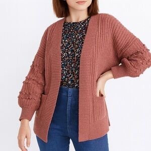 Madewell Dusty Rose Cardigan Sweater